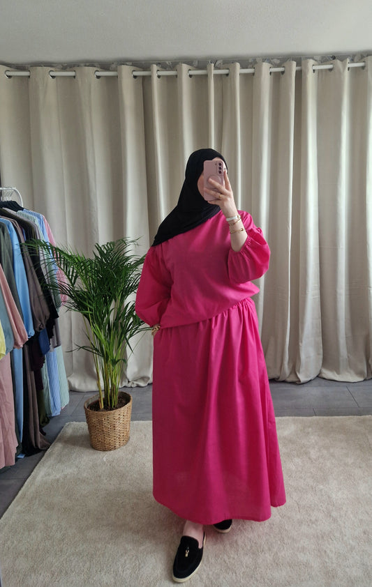 Amaraa Jane Twinset Fusia