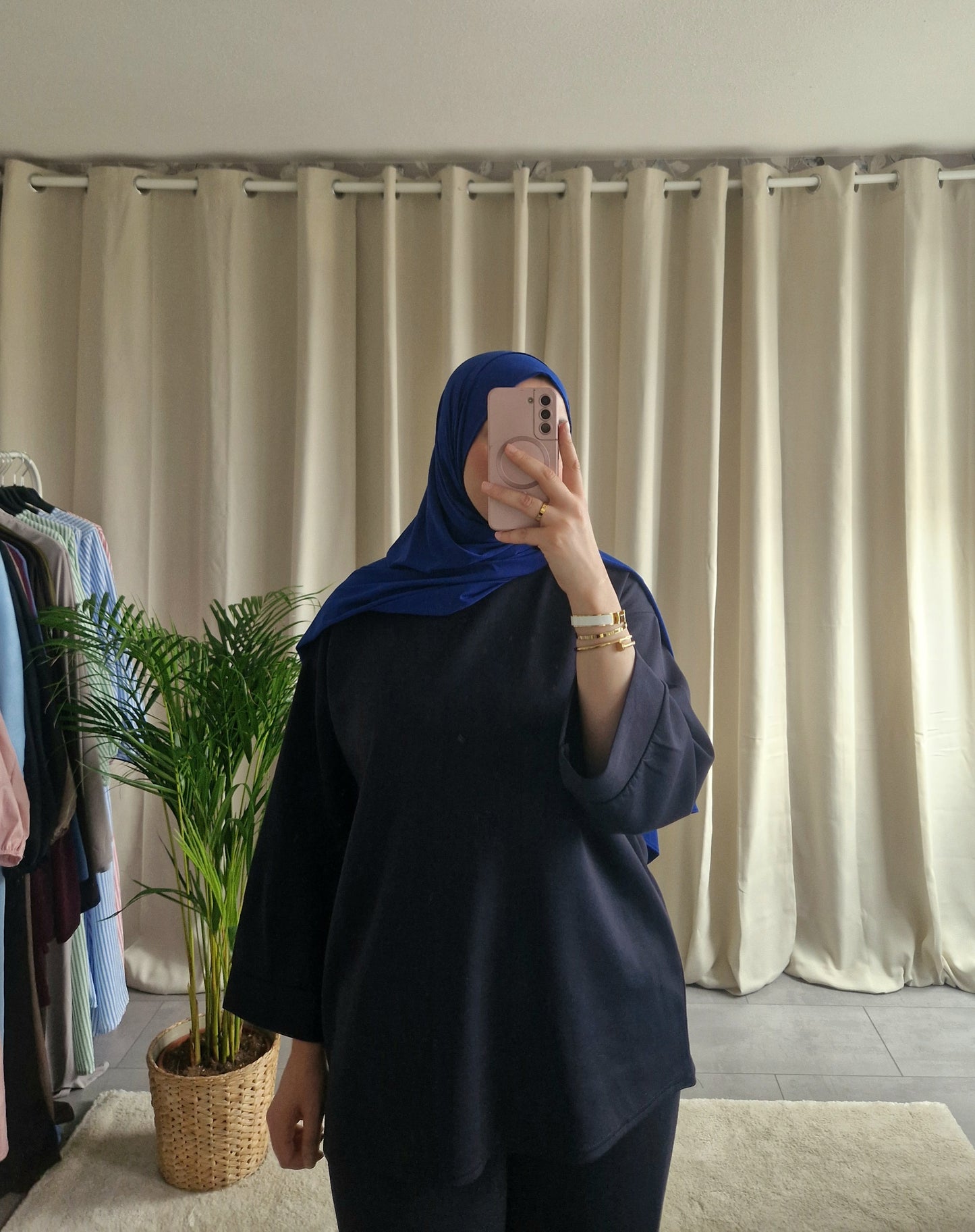 Amaraa Haya Twinset Navy Blue