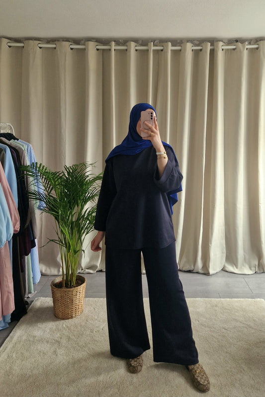 Amaraa Haya Twinset Navy Blue
