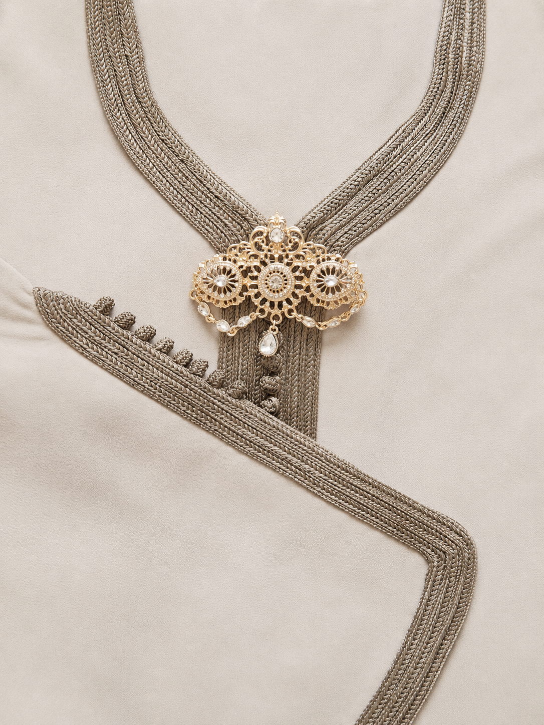 Caftan Broche White Large
