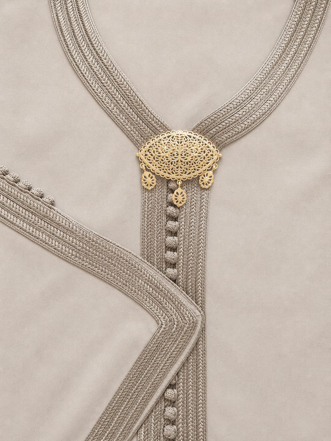 Caftan Broche Plain