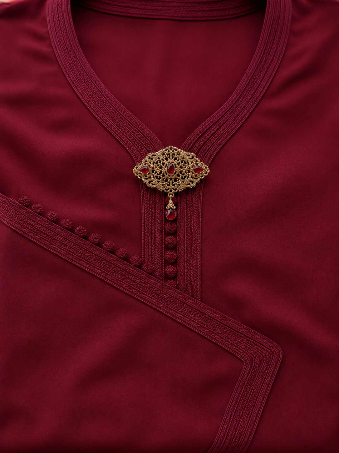 Caftan Broche Red Small