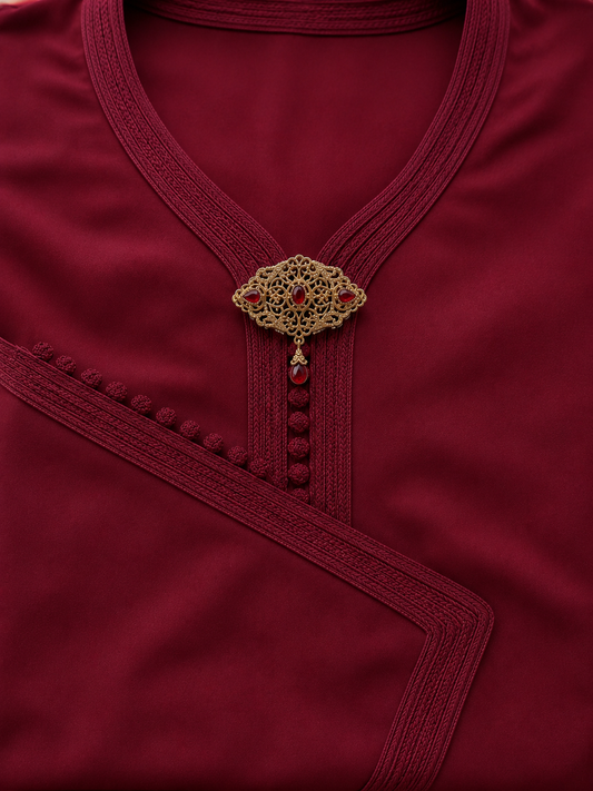 Caftan Broche Red Small